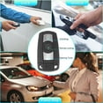 thumbnail image 3 of Unique Bargains 315MHz KR55WK49127 Smart Proximity Keyless Entry Remote Key Fob for BMW 1 3 5 6 Series 2006-2014 3 Buttons 46 Chip, 3 of 7
