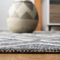 thumbnail image 4 of SAFAVIEH Striped Kilim Dev Diamond Area Rug, Dark Grey, 3' x 5', 4 of 7