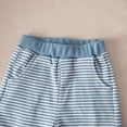 thumbnail image 6 of NOLDARES Toddler Baby Summer Outfits Crew Neck T-shirt+Striped Shorts with Pockets Boy Casual Clothing Set 1-6 Years Blazer,3-4 Y, 6 of 9