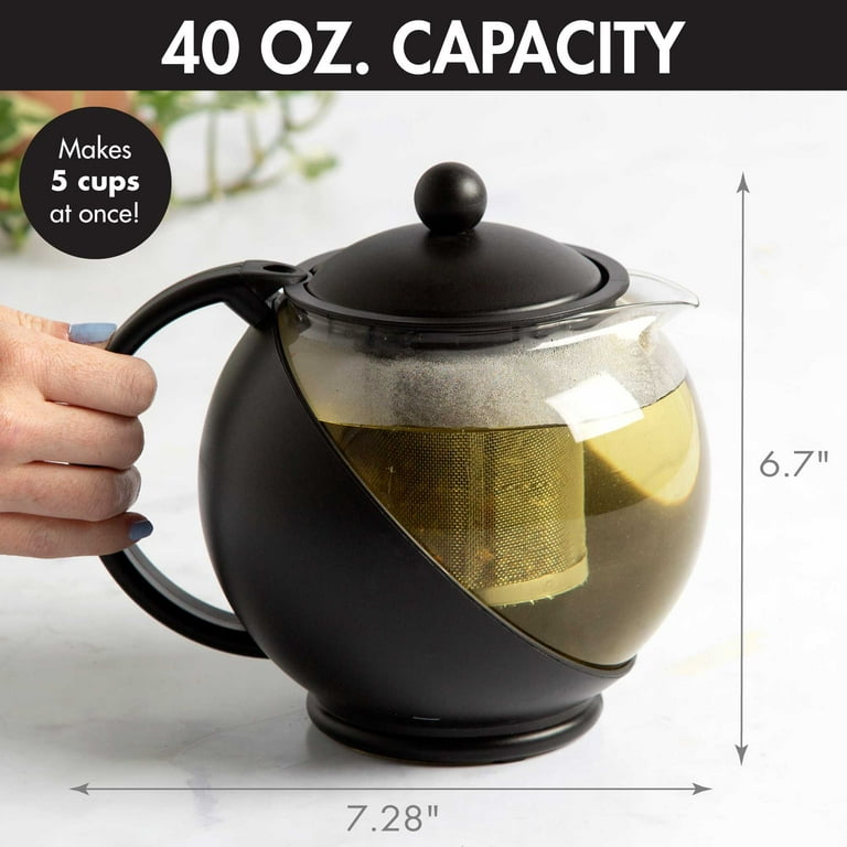 Tetera Negra Stump Teapot 40 cl