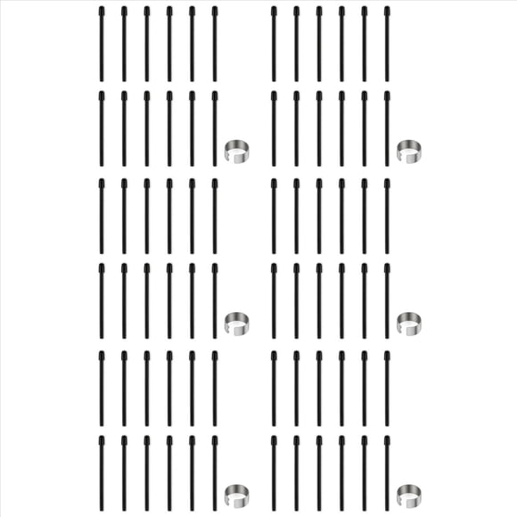 Puntas de Lápiz Estándar para , 72 Puntas de Repuesto Negras para Lápiz de Repuesto para Intuos Pro, IMobileStudio Pro
