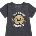 thumbnail image 2 of Instant Message - One Tough Cookie - Strong - Toddler & Youth Girls Fleece Dress, 2 of 5