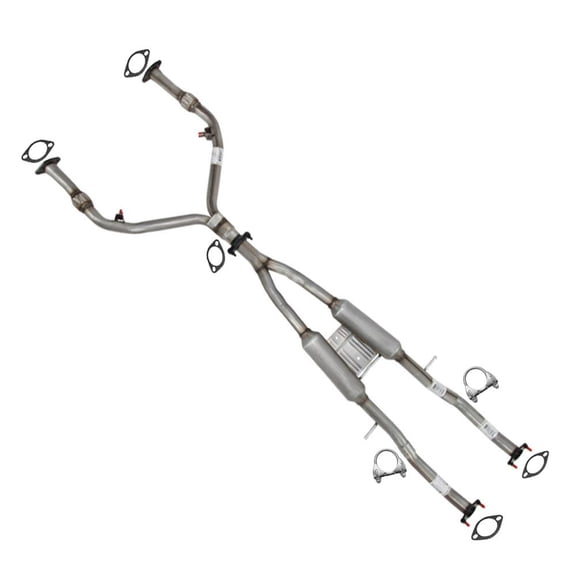 Stainless Steel Y-Pipe Resonator Kit Fits 2010–2012 Infiniti FX35 3.5L & 2013 FX37 3.7L Direct Fit