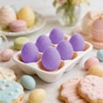 thumbnail image 5 of AURIGATE Easter Flocked Egg 2.55x3.74in, Foam Fluffy Colorful Easter Egg for DIY Craft, Home Decor, Easter Egg Hunt, Spring Holiday Party Supplies, 5 of 6