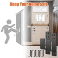 thumbnail image 3 of Door Barricade Brackets,2 Pack Drop Open Bar Holder for Home Security, 3 of 9