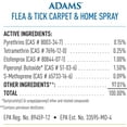 Adams Flea & Tick Carpet & Home Spray for Houses with Cats and Dogs, 16