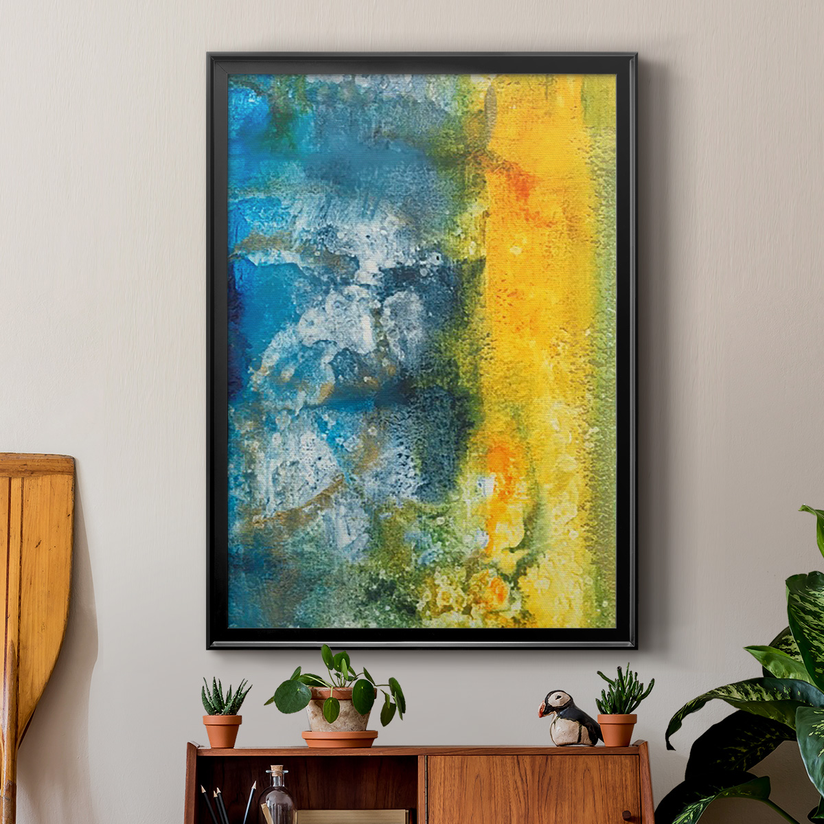 Aquatic Energy II Premium Framed Print, in Gold, Black, or Silver - Ready to Hang