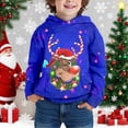 thumbnail image 4 of Landzoo Toddler Boys Fleece Hoodies Graphic Print Long Sleeve Fall Winter Casual Sweatshirts For Boys Size 3-4 Years, 4 of 5