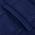 thumbnail image 4 of Njoeus Women's Hooded Quilted Down Jacket Full Zip Baggy Puffer Jacket Parka Lightweight Casual Padded Coat for Fall Winter Blue L, 4 of 4