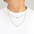 thumbnail image 3 of Nuragold 14k Real Yellow Gold Solid Cuban Curb Link 1.5mm Chain Necklace ((16"-24") Dainty Italian Jewelry for Men & Women, 3 of 10