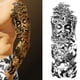 thumbnail image 2 of 1 hoja de brazo completo tatuajes falsos temporales pegatina brazo grande Labymos  Etiqueta engomada del tatuaje, 2 of 6