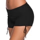 thumbnail image 5 of Soidarity Bañador de cintura baja con correa lateral de color liso para mujer Traje de baño Negro L Soidarity OD001260-03, 5 of 6