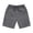 Dark Gray, variant on Casual Shorts for Men Summer Lightweight Elastic Waist Wide Straight Leg Loose Bermuda Shorts with Pockets
