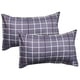 thumbnail image 1 of Juego de 2 fundas de almohada para cama tamaño queen con estampado de sobres con cierre de cola, funda de almohada para decoración del hogar, 1 of 5