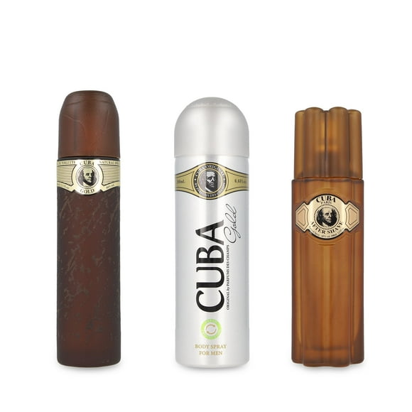 Set Cuba Gold 3Pzs 100Ml