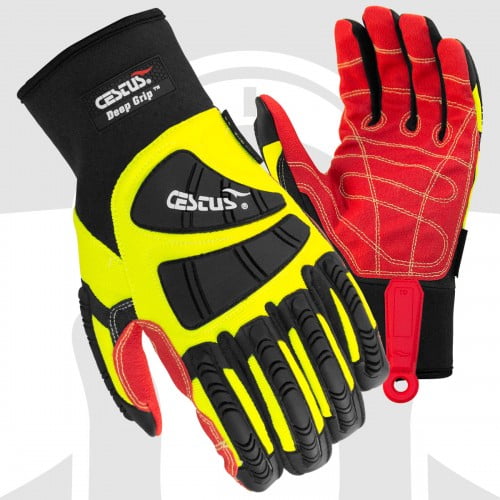 Cestus Armored Gloves - Deep Grip #3026 4XL / Red