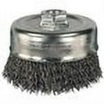 thumbnail image 2 of Mini Crimped Cup Brush, 2-3/4 in Diameter, 5/8 in -11 Arbor, 0.014 in Steel Wire, 2 of 2
