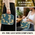 thumbnail image 2 of FOR U DESIGNS Ginkgo Leaves Print Bible Case Lightweight Bible Holder Case with Handle Washable Book Cover Church Bag Bible Protective Tote Bag with Zipper Pocket, 2 of 7
