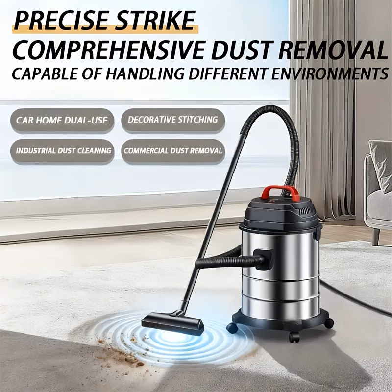thumbnail image 5 of 2026 3-in-1 Wet and Dry Vacuum Cleaner, 110V High Power Car Vacuum, Sweeper, 18kPa Suction, Efficient Filtration System, Durable and Drop-proof, Portable Handle, Indoor and Outdoor, Car and Pet Hair, 5 of 5