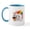 White/Blue Inside, variant on CafePress - Rainbow Unicorn Mug - 11 oz Ceramic Mug - Novelty Coffee Tea Cup