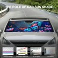 thumbnail image 6 of PHYHOO Windshield Sun Shade, Car Front Window Shades Cute Sunshade Cover Sun Visor Shield Block Automotive Interior Protector Blocks UV Rays 51x28in, 6 of 7