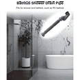 thumbnail image 6 of 2X Low Profile 1 1/2 P Trap Flexible Bathtub Shower Drain Pipe Flat P Trap Free Standing Tub Drain, 6 of 7