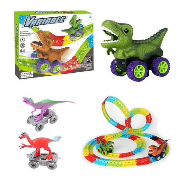 The Dinosaur Car 360° Climbing Track Dinosaur Car Dino Dinosaur Car With Lights And Music For Boys 3 7 Toys