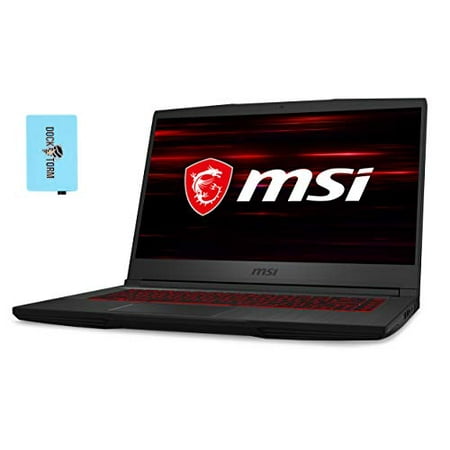 MSI GF65 Thin 9SD-1028 Gaming and Entertainment Laptop (Intel i7-9750H 6-Core, 8GB RAM, 1TB m.2 SATA SSD, GTX 1660 Ti, 15.6" Full HD (1920x1080), WiFi, Bluetooth, Webcam, Win 10 Pro) with Hub