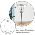thumbnail image 4 of OULII 1 Ensemble de Cadre de Lampe Rétro Métal Argenté Abat-Jour DIY pour Adultes, 4 of 7