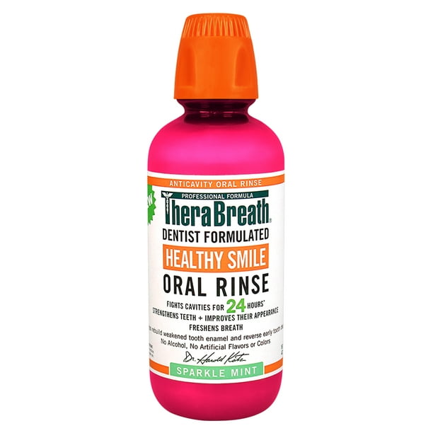 Therabreath 24Hour Healthy Smile Oral Rinse Mouthwash, 16.0 fl oz