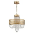 thumbnail image 5 of Viola 4-Light Antique Gold Crystal Chandelier, 5 of 5