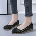 thumbnail image 6 of CHICVOMEY Floral Lace Ballet Flats for Women Slip On Flats for Women Dance Casual & Work Ballet Flats Breathable Mesh Flats with Non Slip Sole, 6 of 9