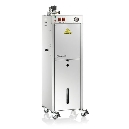 Reliable Professional Iron Station (Direct Connection or 2 Gallon Container), Made in Italy, Chrome