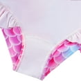 thumbnail image 5 of Girls Long Sleeve Swimsuits Two Piece Rash Guard Bathing Suit UPF 50+ Zipper Swimwear, 5 of 6