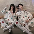 thumbnail image 1 of Sanrio Kuromi-Pijama de manga larga para hombre y mujer, traje holgado de dibujos animados para el hogar, primavera, verano y otoño, novedad, 1 of 4