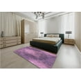thumbnail image 5 of Ahgly Company Machine Washable Indoor Rectangle Transitional Orchid Purple Area Rugs, 5' x 7', 5 of 7