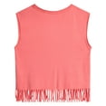 thumbnail image 3 of Jessica Simpson Girls Fringe Hem Tee, Size 7-14/16, 3 of 5