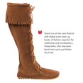thumbnail image 4 of Minnetonka Femmes devant Dentelle Knee-Hi Boot, Brun, 7 M US, 4 of 4