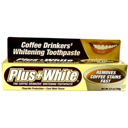 Plus White Coffee Drinkers' Whitening Toothpaste 3.50 oz (Pack of (Best Whitening Toothpaste For Coffee Drinkers)