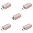 thumbnail image 2 of Cartera de mujer Sonducket Llaves de cuero llavero Monedero con cremallera Rosa Type2 NO2, 2 of 6