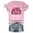 Pink, variant on Plus Size Womens Shirts Clearance Women's Baseball Sport Printed T-Shirt with Round Neck and Short Sleeved Top