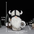 thumbnail image 4 of Gnomo Sin Rostro Muñeco De Peluche Enano Vikingo Gladiador Estatuilla Gnomo Sin Rostro Muñeco De Peluche Caballero Enano Vikingo Gladiador Estatuilla Adornos De Mesa Decoración ANGGREK  No, 4 of 7