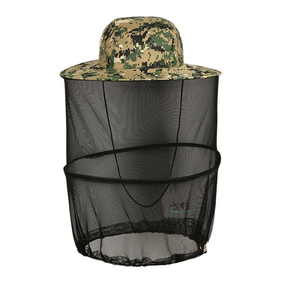 Sombrero de red de pesca DYNWAVEMX Verde camuflaje