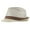 Beige, variant on Lolmot Unisex Summer Cool Elegant Trilby Hat & Stylish Hollow Beach Hat