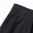 thumbnail image 3 of QATAINLAV Men's Big and Tall Lightweight Quick Dry Cargo Hiking Pants Casual Stretch Travel Trousers Solid Color Elastic Waist Baggy Joggers Sweatpants Black M Hoy Oferta Flash, 3 of 8