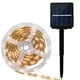 thumbnail image 1 of Tira de luces LED solares para exteriores, decorativa para jardín (blanco cálido), 1 of 8