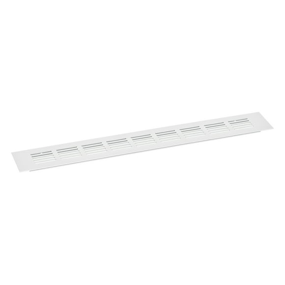 Unique Bargains Air Vents Cover, 1Pcs 350 x 60mm Aluminum Alloy Mesh Air Return Vent Cover, Louvered Ventilation Grille (Silver)