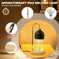thumbnail image 5 of Thren Candle Warmer Lamp Electric Wax Melter Lamp Adjustable Height Brightness Wax Warmer Ambience Light Timable Candle Lamp Safe Easy to Use Candle Warmer Lamp Suitable for Bedrooms, 5 of 11