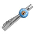 thumbnail image 1 of Looking Sharp Porcupine Funny Humor Round Tie Bar Clip Clasp Tack Silver Color Plated, 1 of 6