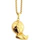 thumbnail image 1 of Collar con colgante de balón de fútbol Titantium con cadena gratis para hombres y mujeres, 1 of 4